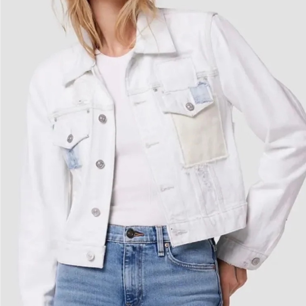 HUDSON'S Patchwork Denim Jacket - Womens. Rare jacket!